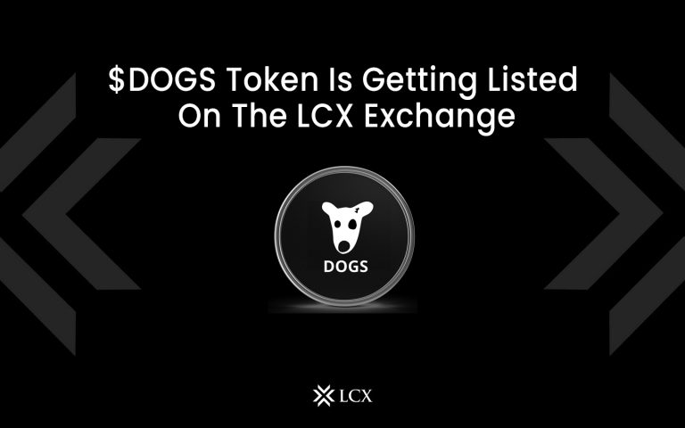 Dogs token now listed on LCX Exchange, enabling users to trade and access Dogs within the platform