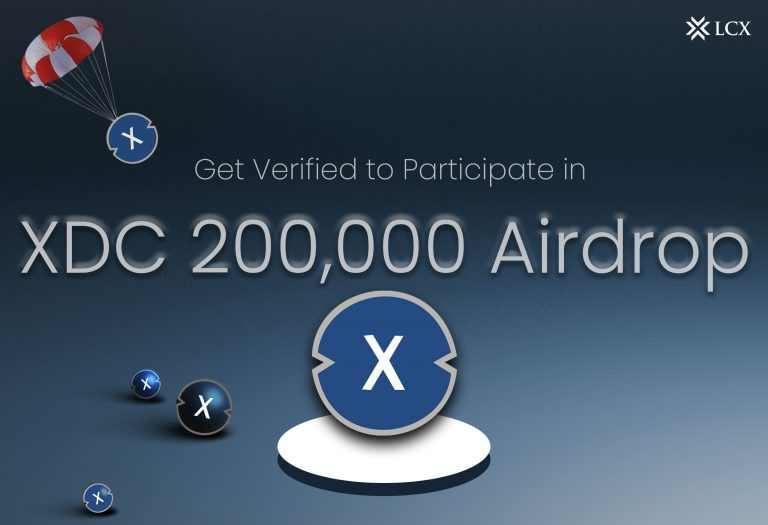 XDC Sign-Up Campaign promotional image, offering rewards and incentives for new users who register on the XDC platform.